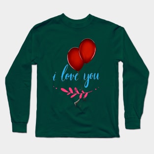 Love you more bkr Long Sleeve T-Shirt